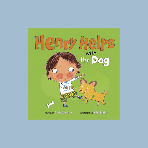 Henry Helps with Dog