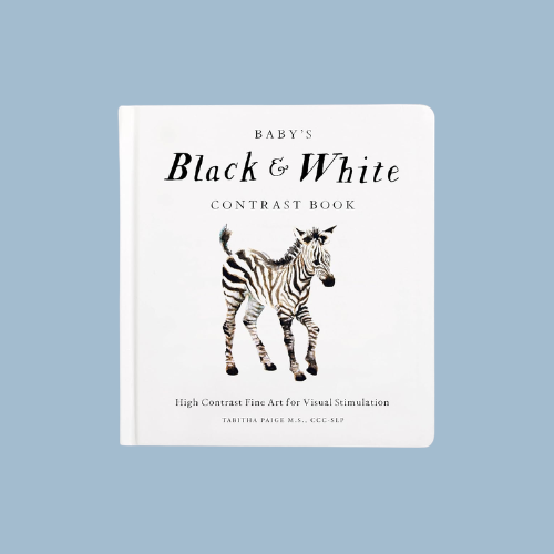 Baby's Black and White Contrast Book: High-Contrast Art for Visual Stimulation at Tummy Time