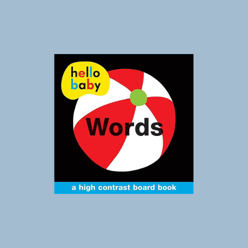 Words: A High Contrast Board Book